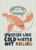 Lobster postcard or print