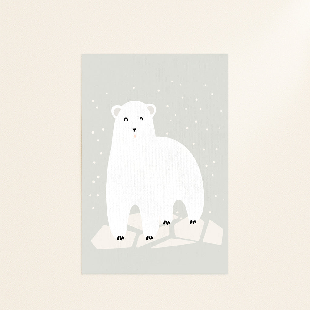 Polar postcard or print