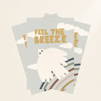 Feel the breeze potcard or print