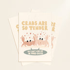 Crabs postcard or print