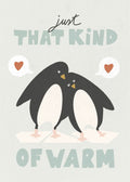 Penguins postcard or print