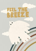 Feel the breeze potcard or print