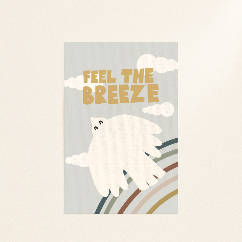 Feel the breeze potcard or print