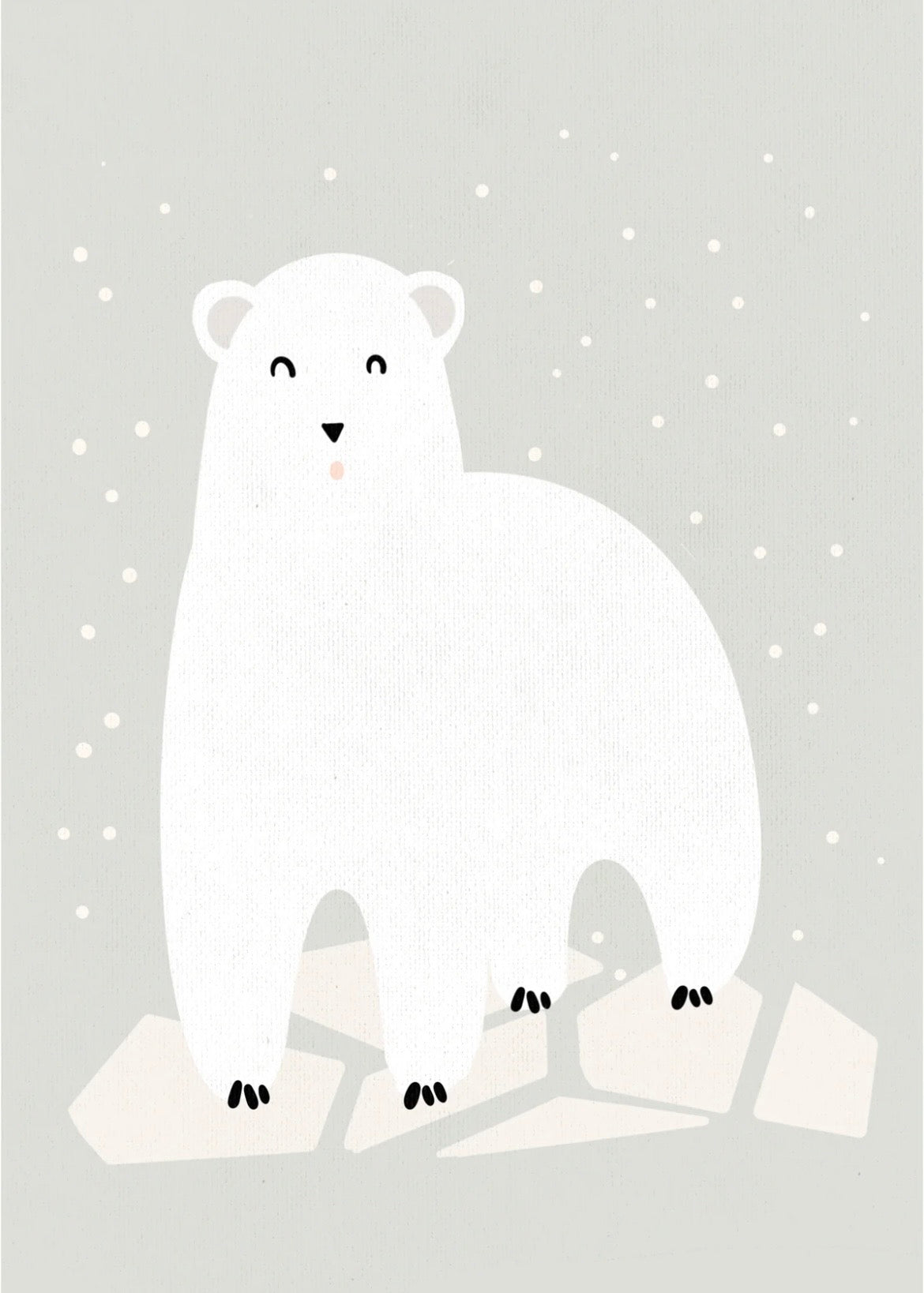 Polar postcard or print
