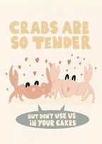 Crabs postcard or print