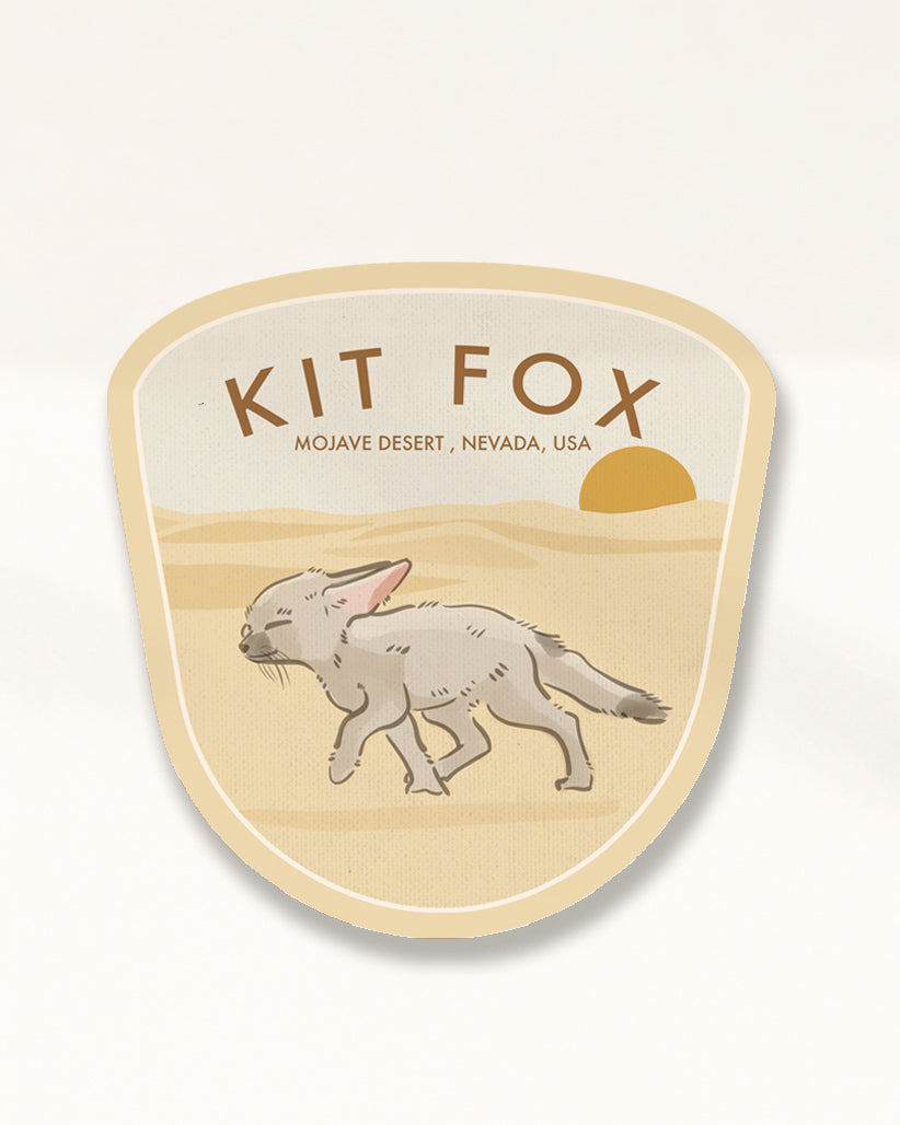 Kit Fox Badge · Mojave Desert, Nevada, USA