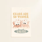 Crabs postcard or print