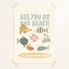 Fishes postcard or print