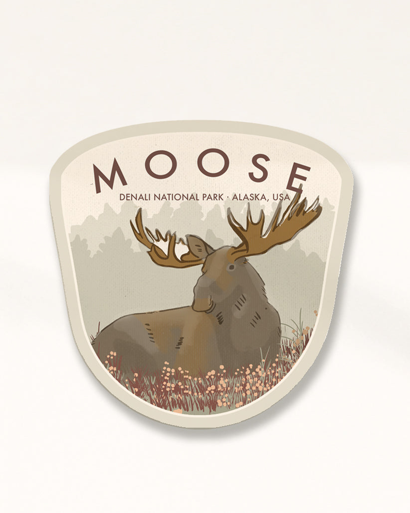 Moose Badge · Denali National Park, Alaska, USA