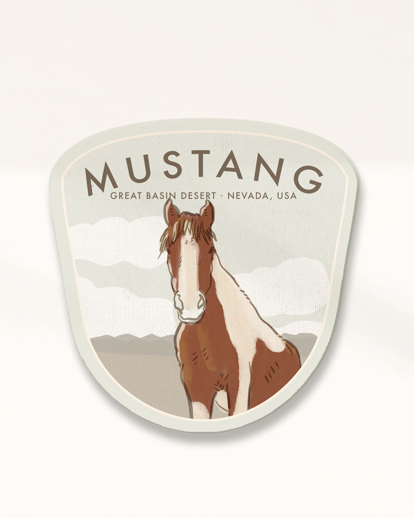 Mustang Badge · Great Basin Desert, Nevada, USA