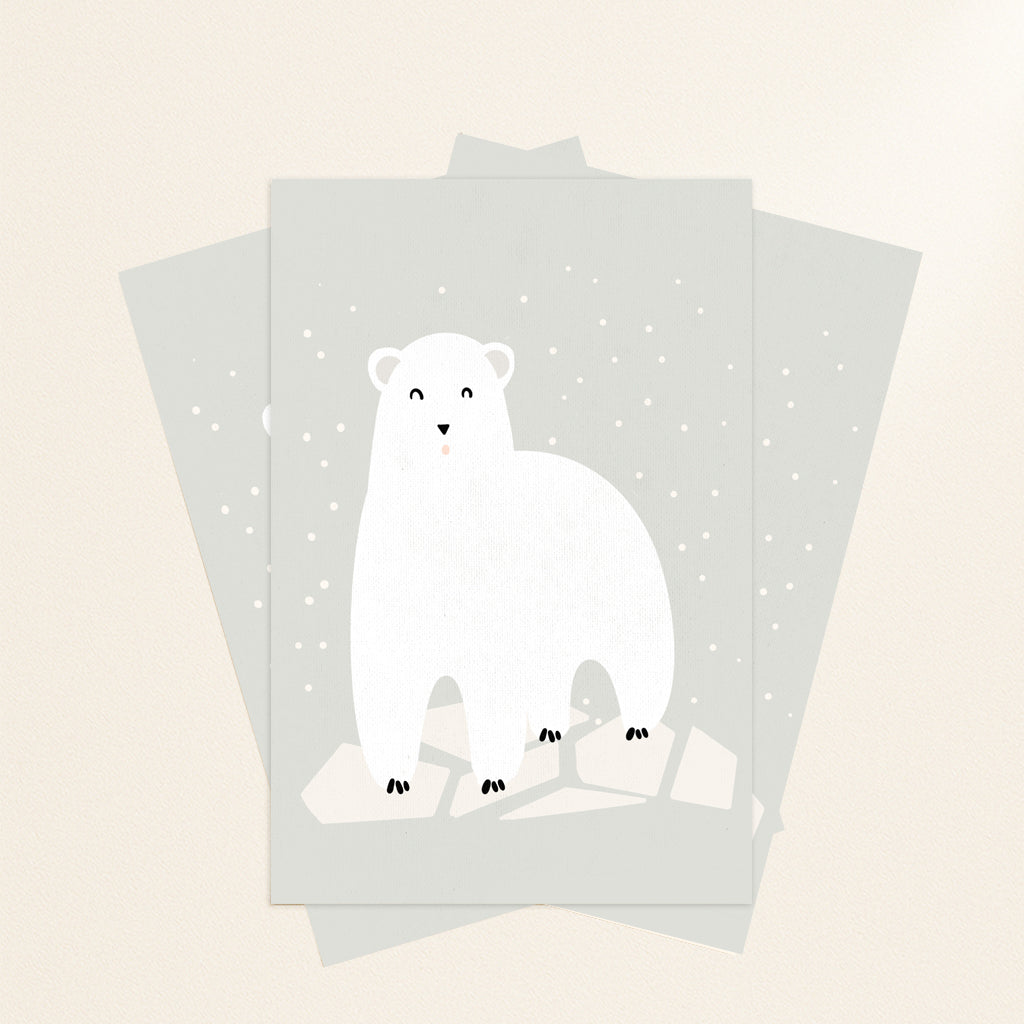 Polar postcard or print