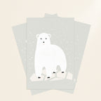 Polar postcard or print