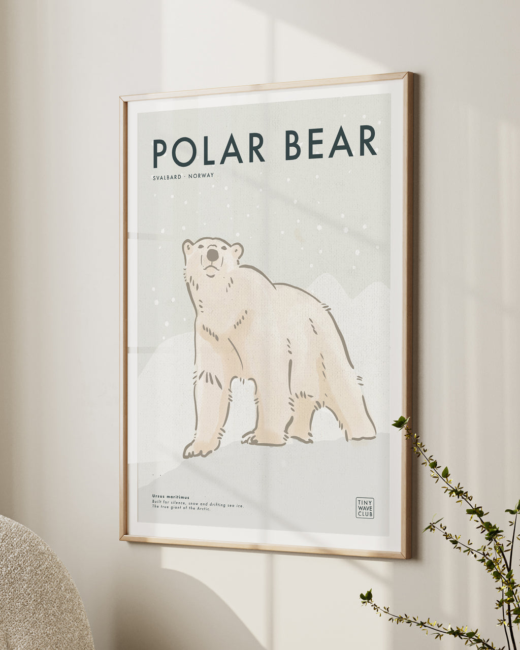 Polar Bear Poster · Svalbard, Norway