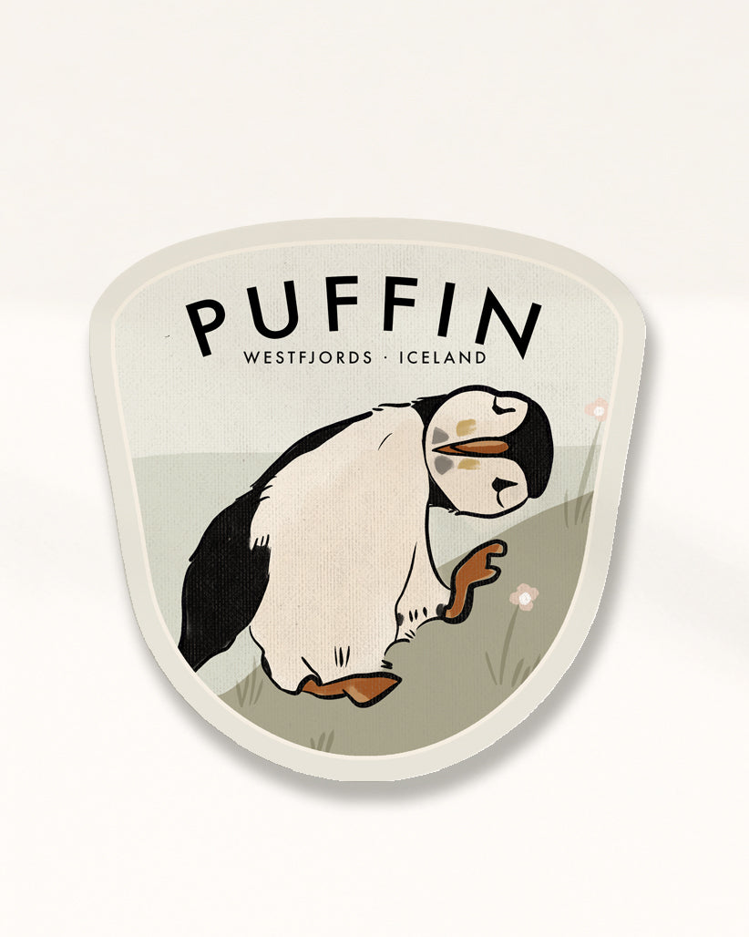 Puffin Badge · Westfjords, Iceland