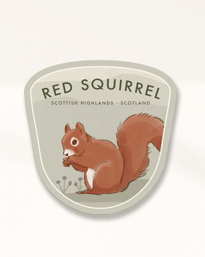 Red Squirrel Badge · Scottish Highlands, Scotland
