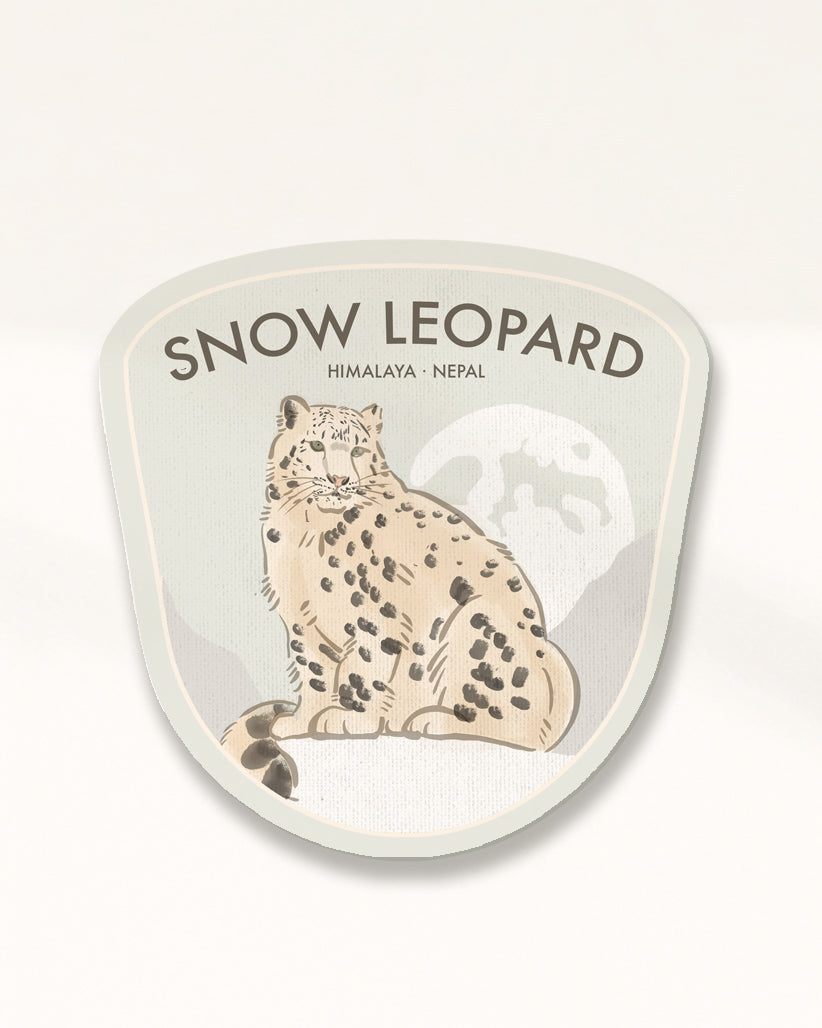 Snow Leopard Badge · Himalaya, Nepal
