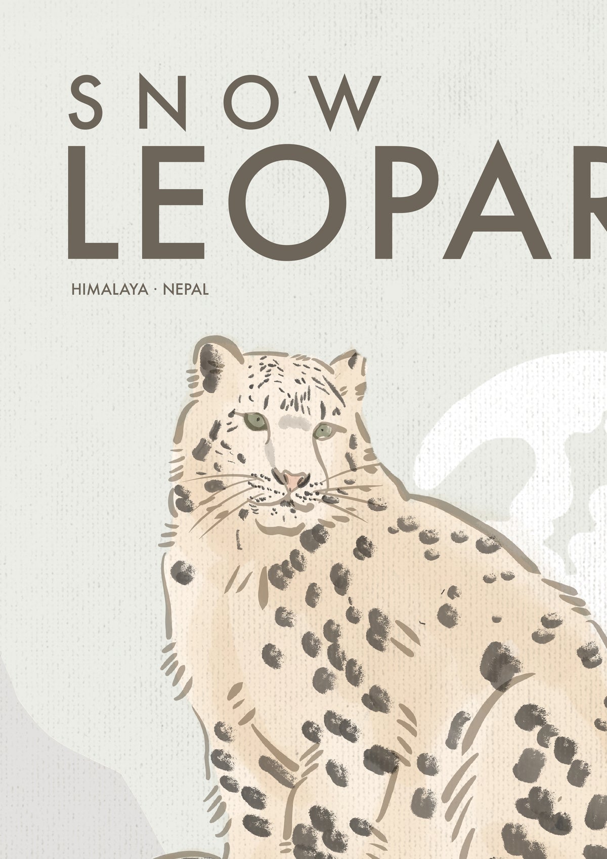Snow Leopard Poster · Himalaya, Nepal