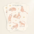 Tiny pink tiger club sticker sheet