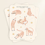 Tiny pink tiger club sticker sheet