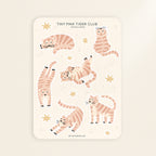 Tiny pink tiger club sticker sheet