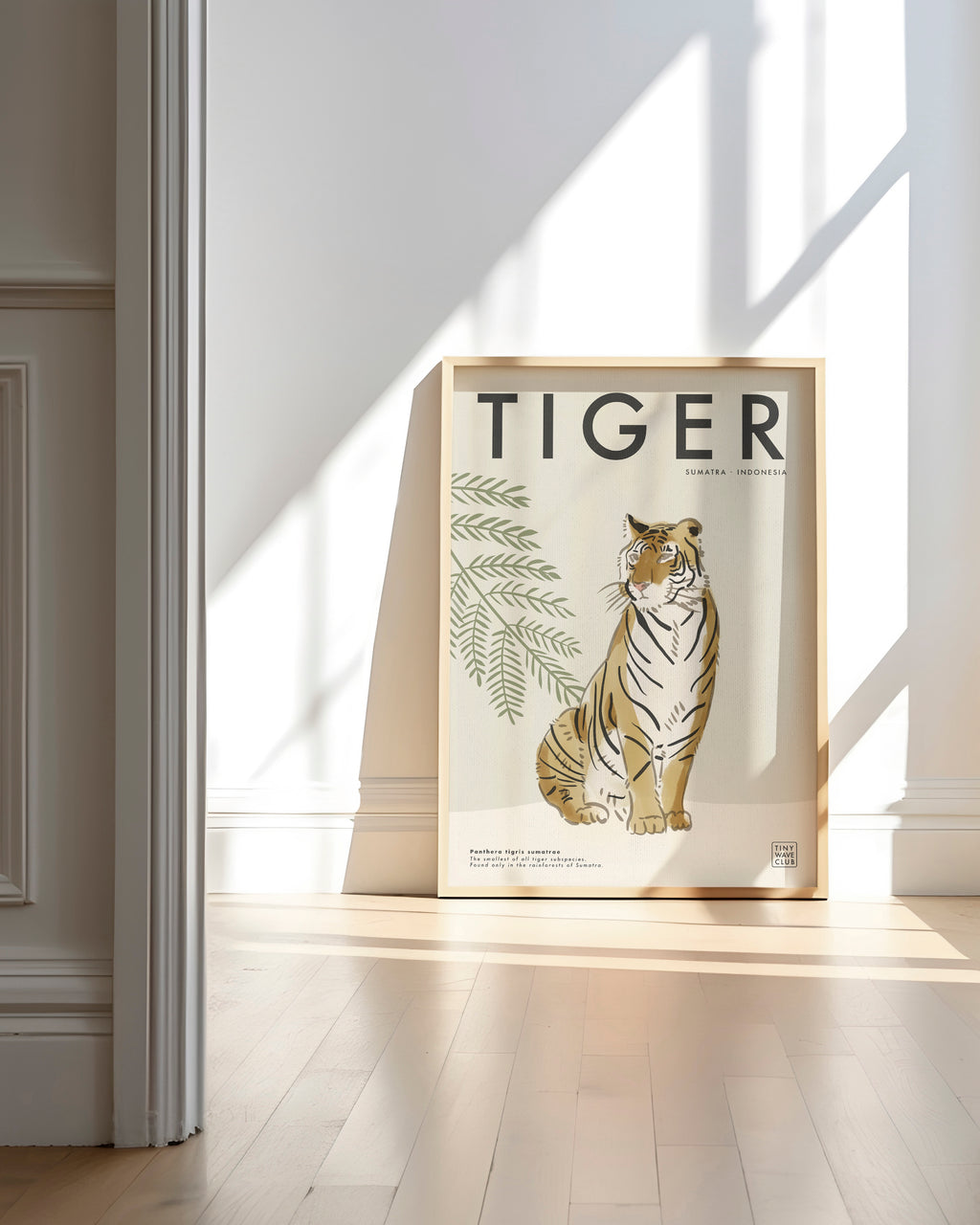 Tiger Poster · Sumatra, Indonesia