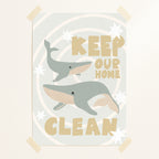 Blue Whale postcard or print